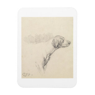 Magnet Flexible Étude d'un chien, 1794 (crayon sur le papier)