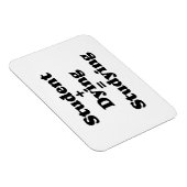 Magnet Flexible Étudiant Plus Mort Égal Étudier (Côté Droit)