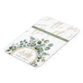 Magnet Flexible Eucalyptus Gold Parties scintillant - Code 02 (Côté Gauche)