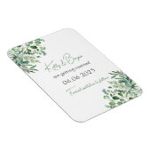 Magnet Flexible Eucalyptus Suite - Enregistrer l'aimant de date (Côté Droit)