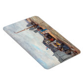 Magnet Flexible Eugene Boudin - Temps de baignade à Trouville (Côté Droit)