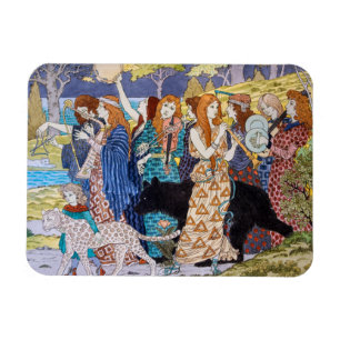 Magnet Flexible Eugene Grasset - Panneau Décoratif Harmonie