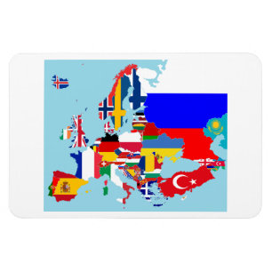 MAGNET FLEXIBLE EUROPA MAP