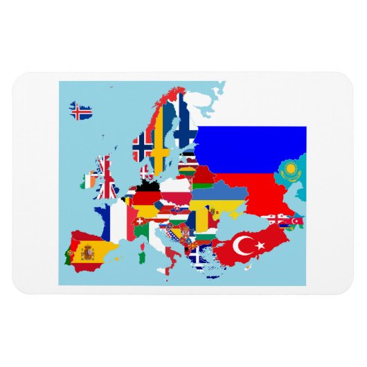 MAGNET FLEXIBLE EUROPA MAP (Horizontal)