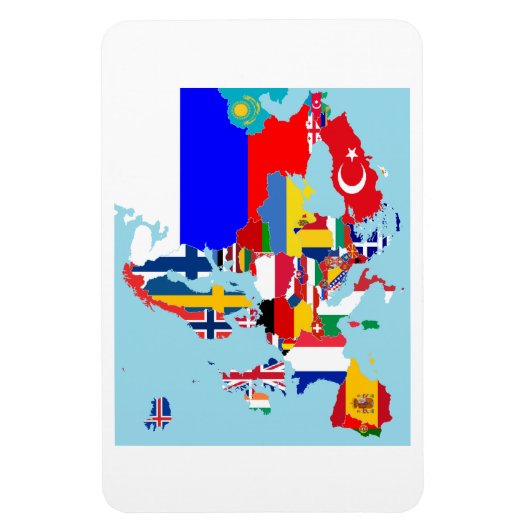 MAGNET FLEXIBLE EUROPA MAP (Vertical)