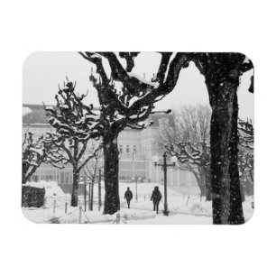 Magnet Flexible Europe, Autriche, Salzbourg. Hiver,