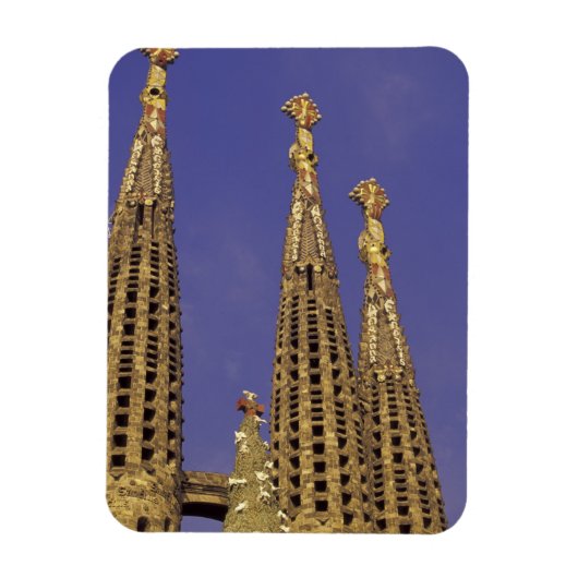 Magnet Flexible Europe, Espagne, Barcelone Sagrada Familia (Vertical)