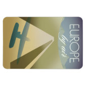 Magnet Flexible Europe par avion (Horizontal)