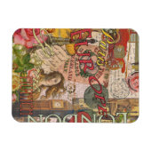 Magnet Flexible Europe Travel Vintage (Horizontal)