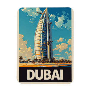 Magnet Flexible Évasion de voyage à Dubaï aux Émirats arabes unis