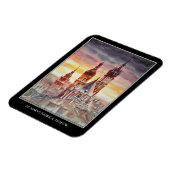 Magnet Flexible EVE Painted Krakow, Poland Old Town  (Côté Gauche)