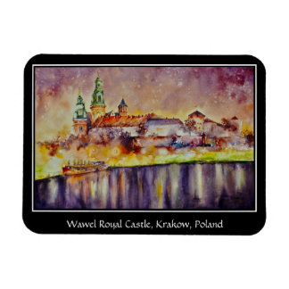 Magnet Flexible EVE Painted Wawel, Krakow, Poland    