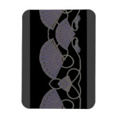 Magnet Flexible Éventail Violet Élégant (Vertical)