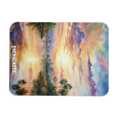 Magnet Flexible Everglades National Park Aquarelle Peinture (Horizontal)