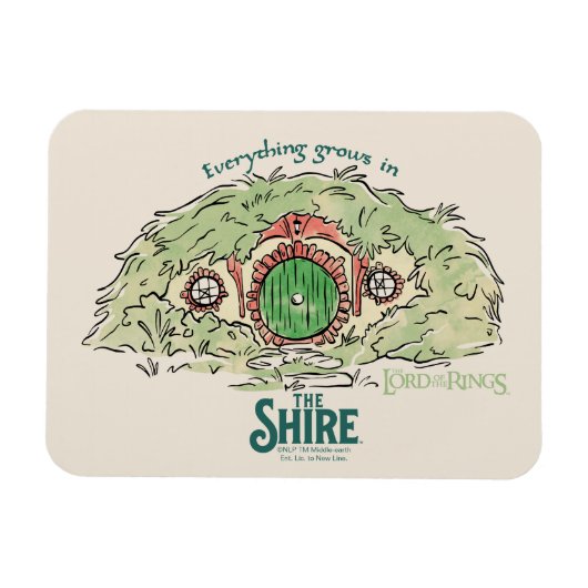Magnet Flexible Everything Grows in THE SHIRE™ (Horizontal)
