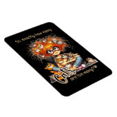 Magnet Flexible "Exactement combien de chats sont trop nombreux ?" (Côté Droit)