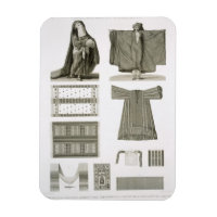 Exemples de costumes égyptiens et de soie, de 'Des