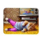 Magnet Flexible Exercice Cat (Horizontal)