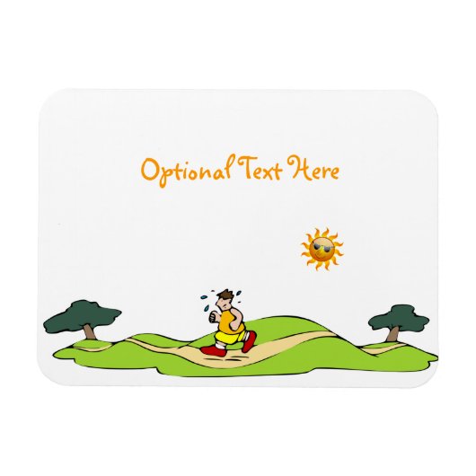 Magnet Flexible Exercice d'été Funny Aimant flexible (Horizontal)