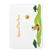 Magnet Flexible Exercice d'été Funny Aimant flexible (Vertical)