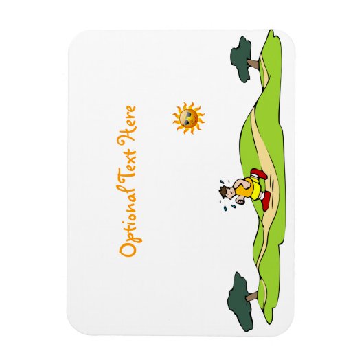 Magnet Flexible Exercice d'été Funny Aimant flexible (Vertical)