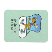 Magnet Flexible Exercice Reindeer Noël (Horizontal)