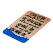 Magnet Flexible Exode 23:25 Verse de la Bible (Côté Gauche)