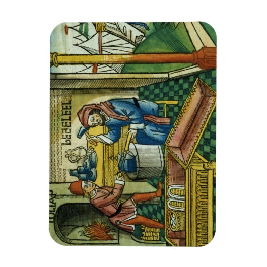 Magnet Flexible Exode 31 2-8 Bezalel et Oholiab faisant l'Arche o (Vertical)