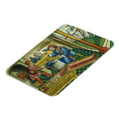 Magnet Flexible Exode 31 2-8 Bezalel et Oholiab faisant l'Arche o (Côté Gauche)