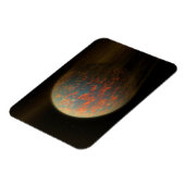 Magnet Flexible Exoplanet 55 Cancri E Et Sa Surface Moulée (Côté Gauche)