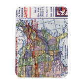 MAGNET FLEXIBLE EXPÉDITION D'EXPRESS AMÉRICAINS (Vertical)