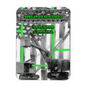 MAGNET FLEXIBLE EXPLOITATION DE L'OPÉRATEUR DE CRANE DE L'INGÉNIEU (Vertical)