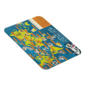 Magnet Flexible Exploration et découverte Carte du monde de l'hist (Côté Droit)