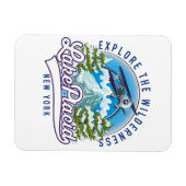Magnet Flexible Explorer la nature, lac placide (Horizontal)