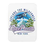 Magnet Flexible Explorer la nature, lac placide (Vertical)