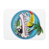 Magnet Flexible explorer le logo fabuleux de l'Argentine (Horizontal)