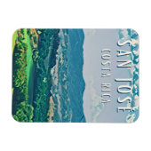 Magnet Flexible Explorez la capitale du Costa Rica : San José (Horizontal)