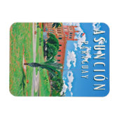 Magnet Flexible Explorez la capitale du Paraguay Asunción (Horizontal)