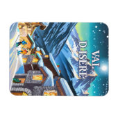 Magnet Flexible Explorez l'Élégance Alpine : Val d'Isère (Horizontal)
