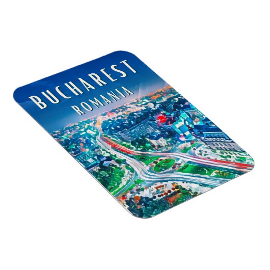 Magnet Flexible Explorez les merveilles de Bucarest (Côté Droit)