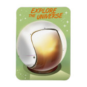 Magnet Flexible Explorez l'univers (Vertical)