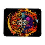 Magnet Flexible Exploser le vaisseau spatial (Horizontal)