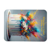 Magnet Flexible Explosion de joie - Joyeux gâteau d'anniversaire (Horizontal)