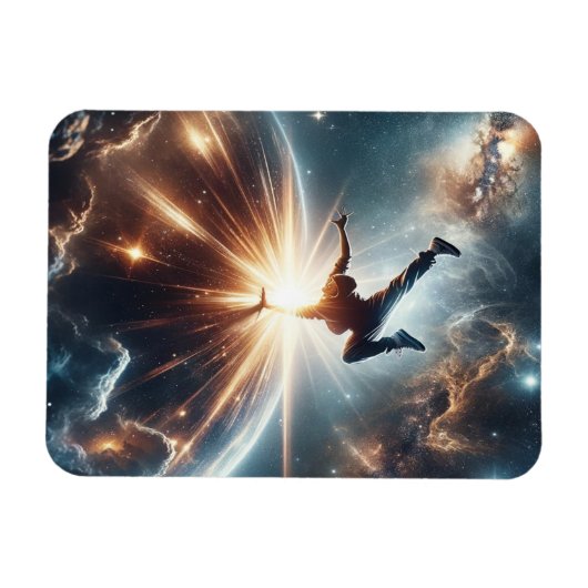 Magnet Flexible Explosion de rupture galactique dans l'espace prof (Horizontal)