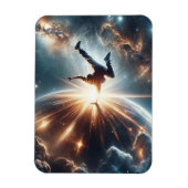 Magnet Flexible Explosion de rupture galactique dans l'espace prof (Vertical)