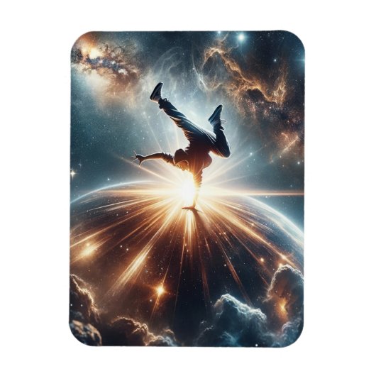 Magnet Flexible Explosion de rupture galactique dans l'espace prof (Vertical)