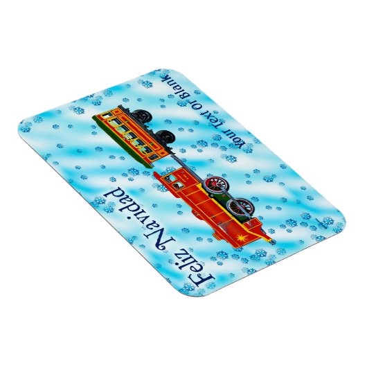 Magnet Flexible Express de Noël - Feliz Navidad (Côté Droit)