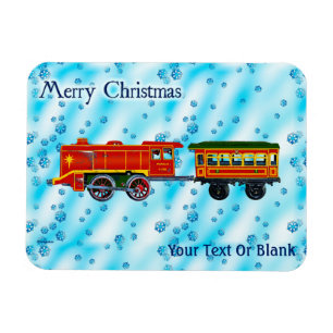 Magnet Flexible Express de Noël - Joyeux Noël