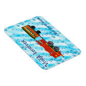 Magnet Flexible Express de Noël - Vrolijk kerstfeest (Côté Droit)