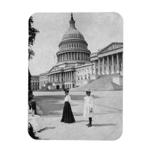 Magnet Flexible Extérieur du bâtiment de capitol avec des femmes